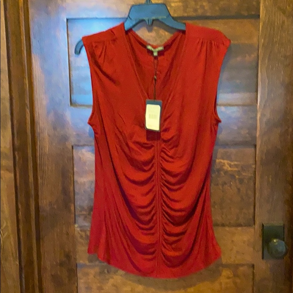 V-Neck Sleeveless Top